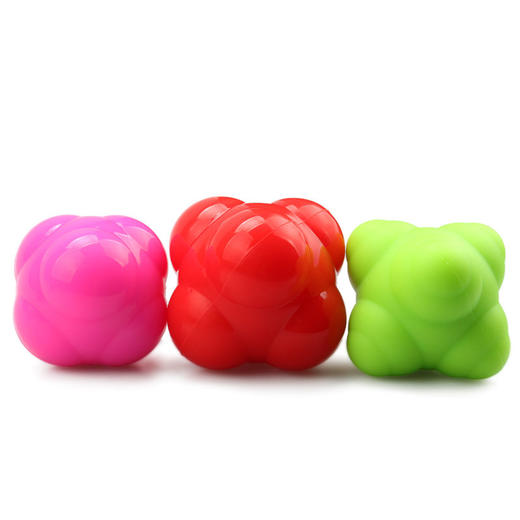 六角球反应球变向球灵敏反弹篮球网球羽毛球乒乓球敏捷训练器儿童 商品图7