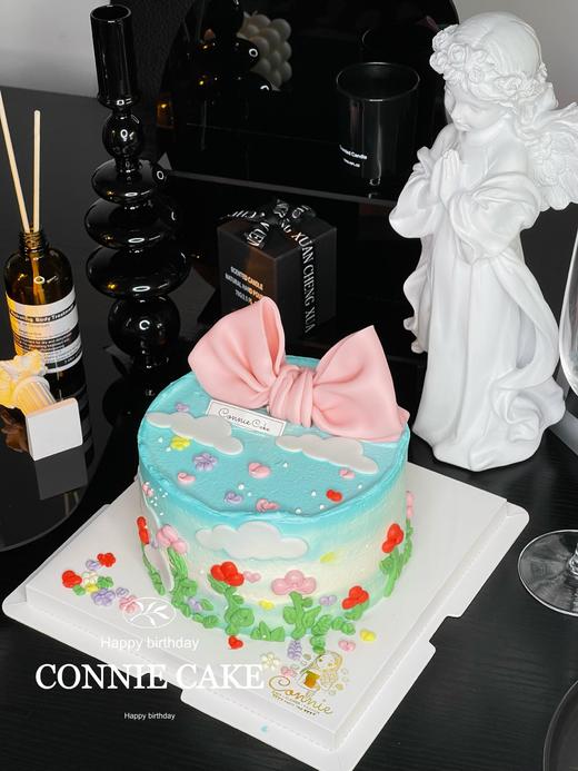 【1055】粉色蝴蝶结手绘款 商品图3