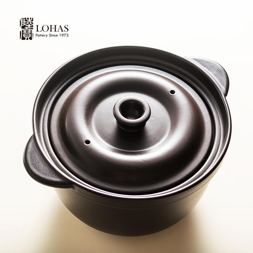 陆宝-乐彩双盖陶锅炖锅煲汤锅（宝石蓝）2.8L 商品图2