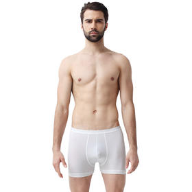 （清仓款，不退换，只有白色）SCHIESSER/舒雅男士冰丝中腰平角内裤35/1772T