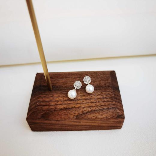 1F金鸿珍珠 淡水珍珠耳饰 商品图0