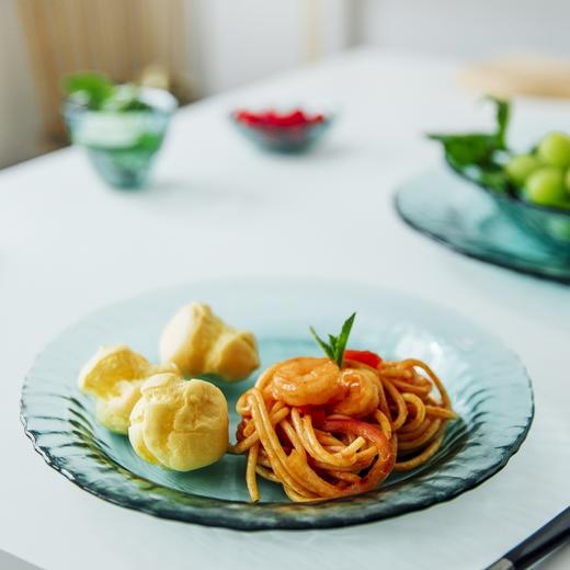 日本进口 津轻手工锤纹玻璃超清新青森系列碗盘 商品图3