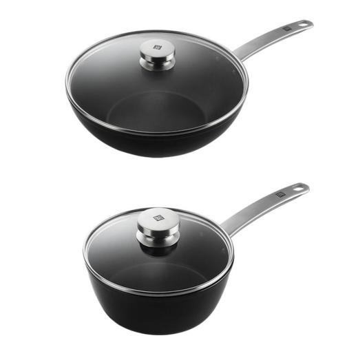 双立人 ZWILLING Enjoy 30cm 中式炒锅  20cm 炖锅 商品图0