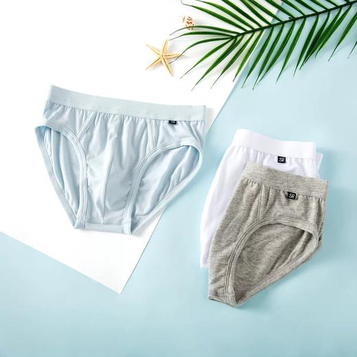 【舒美棉2条装】【清仓款不退换 颜色随机】SCHIESSER  德国舒雅两包装男童舒美棉面料三角裤37/5190S 商品图0