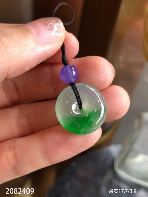 2082409，玻璃飘翠平安扣裸石，38999 商品图6