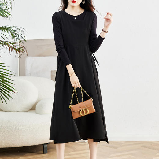 2022新款秋季女装时尚潮流马甲套装裙两件套时尚连衣裙HR-LSNY22021 商品图1