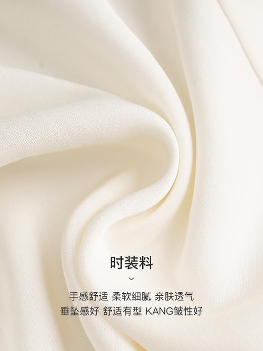 OLrain欧芮儿法式白色雪纺蕾丝衫女早秋2022新款减龄洋气镂空小衫 商品图2