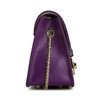 FURLA 芙拉 女士皮革金属字母徽标刻花斜挎单肩包 紫色 820681 B BGZ7 VIOLA 商品缩略图1