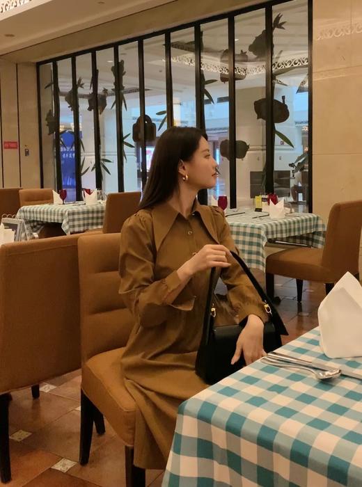 【百图lulu定制】【情话套装】针织马甲  尖领连衣裙两件套 商品图12