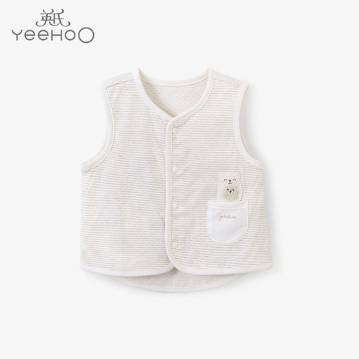 英氏有机棉四季内衣上衣长裤马甲男女童YLTAJ02005A YLCAJ02005A YLPAJ02003A 商品图2