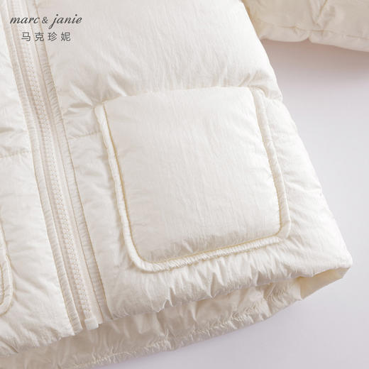 马克珍妮秋冬新款 男女童棒球领超轻保暖羽绒服221057 商品图4