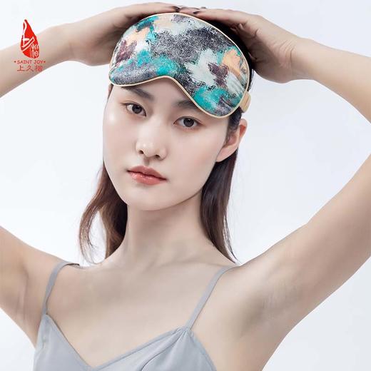 SAINTJOY/上久楷真丝眼罩上久佳人   青花春韵   镜花水月 商品图5