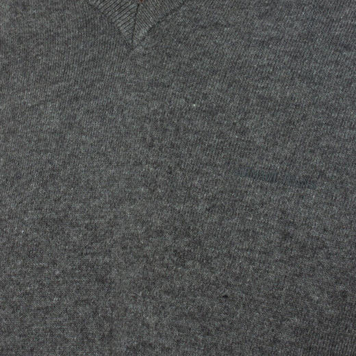 ARMANI 阿玛尼 男士棉质字母徽标V领长袖针织衫 灰色 8N6M96 6M13Z 3901 商品图3