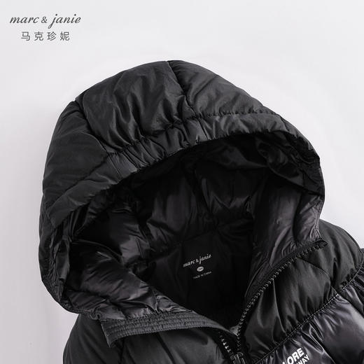 马克珍妮冬装新款 男童字母印花加厚保暖羽绒服213581 商品图3