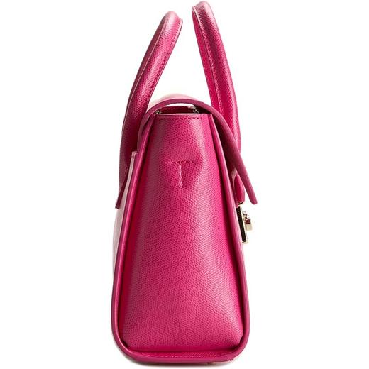 FURLA 芙拉 女士皮革金属字母徽标刻花单肩提挎包 紫红色 820659 B BGX6 PINKY 商品图1