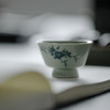 束刻/无落/手工果青釉下粉彩手绘小品杯茶具茶杯薄胎品茗杯 商品缩略图6