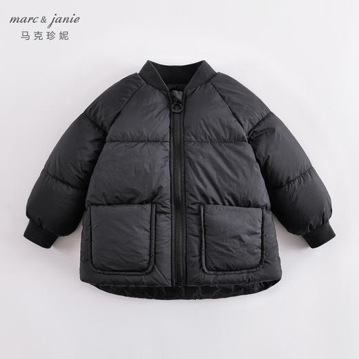 马克珍妮秋冬新款 男女童棒球领超轻保暖羽绒服221057 商品图1