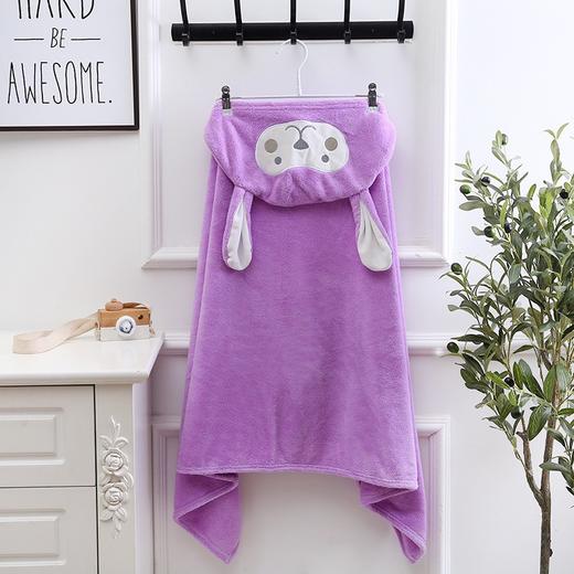 儿童浴巾珊瑚绒斗篷宝宝洗澡速干浴袍 商品图10