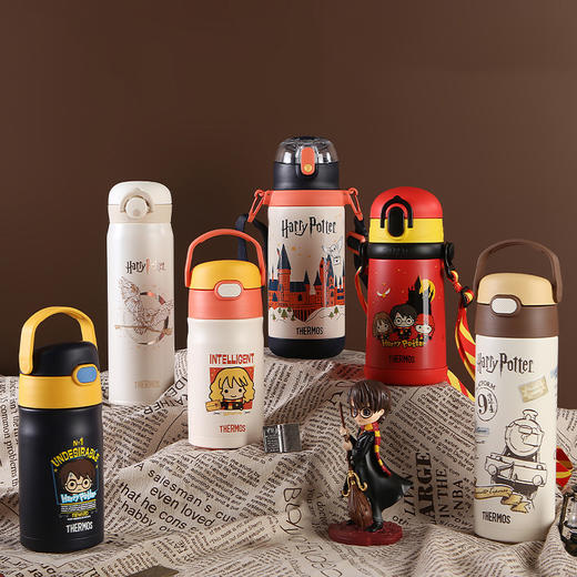 膳魔师THERMOS X哈利波特联名款儿童保温杯吸管婴儿宝宝杯大容量 商品图0