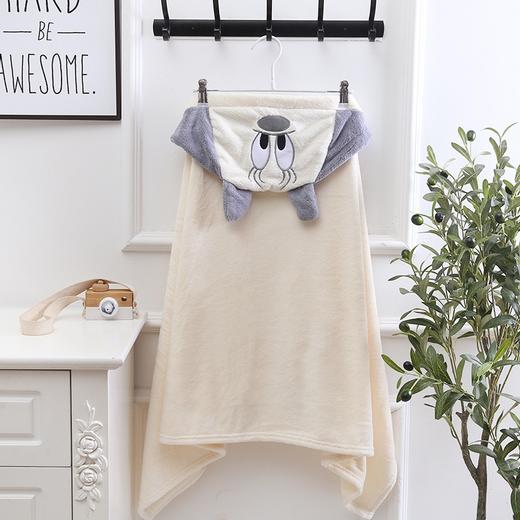 儿童浴巾珊瑚绒斗篷宝宝洗澡速干浴袍 商品图12