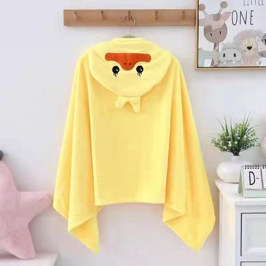 儿童浴巾珊瑚绒斗篷宝宝洗澡速干浴袍 商品图8