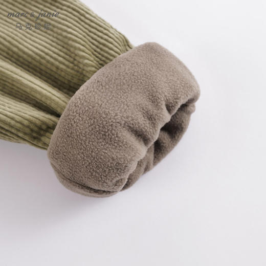 马克珍妮秋冬新款 男童泡泡灯芯绒加绒裤子 儿童长裤221771 商品图4