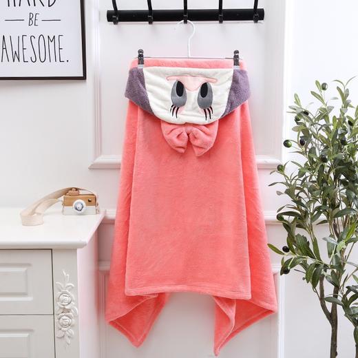 儿童浴巾珊瑚绒斗篷宝宝洗澡速干浴袍 商品图13