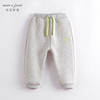 马克珍妮秋冬新款 男女童笑脸印花加绒运动裤 儿童裤子221337 商品缩略图1