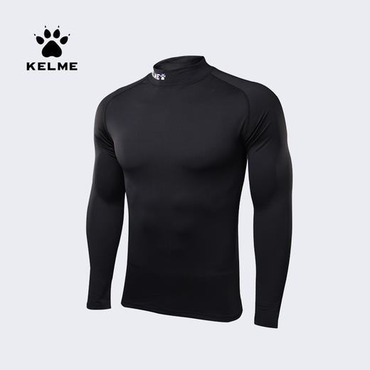 卡尔美紧身衣男长袖高领足球训练打底衫加绒加厚儿童健身运动T恤 商品图4