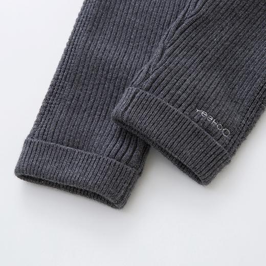 英氏童装裤子女宝宝针织打底裤加绒加厚线裤2022新款YRKCJ42308A 商品图5