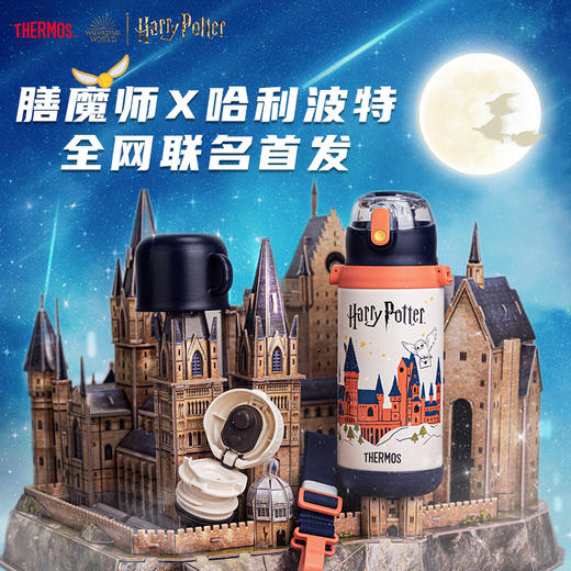 膳魔师THERMOS X哈利波特联名款儿童保温杯吸管婴儿宝宝杯大容量 商品图5