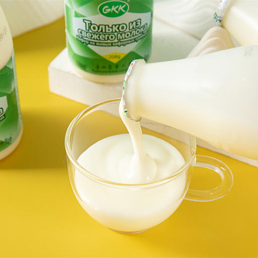 【俄式酸奶】俄式活菌酸奶真正鲜活的酸奶208g*9瓶顺丰包邮 商品图1