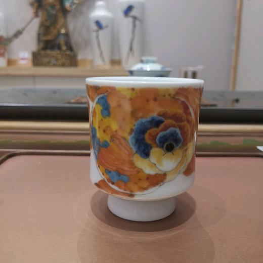 B-DY-6601 涂涂 玛瑙粉手绘 大鱼主人盏 商品图1