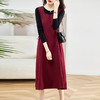2022新款秋季女装时尚潮流马甲套装裙两件套时尚连衣裙HR-LSNY22021 商品缩略图2