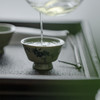束刻/无落/手工果青釉下粉彩手绘小品杯茶具茶杯薄胎品茗杯 商品缩略图5