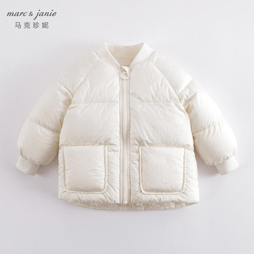 马克珍妮秋冬新款 男女童棒球领超轻保暖羽绒服221057 商品图0