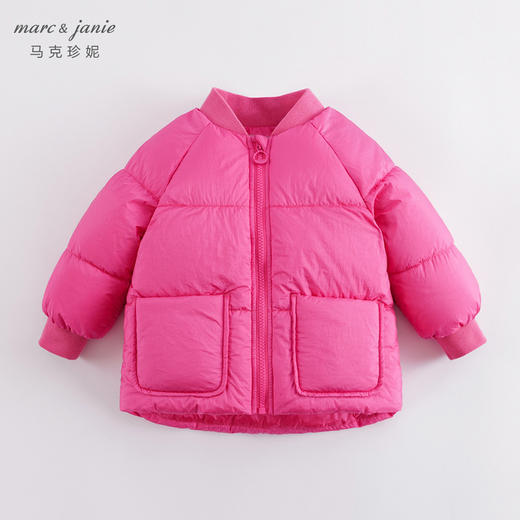 马克珍妮秋冬新款 男女童棒球领超轻保暖羽绒服221057 商品图2