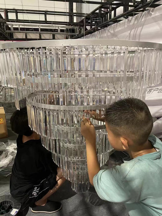 水晶条吊灯（运费自理） 商品图1