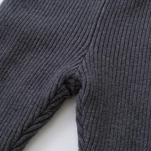 英氏童装裤子女宝宝针织打底裤加绒加厚线裤2022新款YRKCJ42308A 商品图4