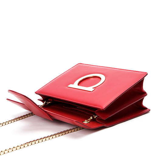 FERRAGAMO 菲拉格慕 女士皮革斜挎单肩包 红色 21 G671 677218 商品图2