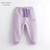 马克珍妮秋冬新款 男女童笑脸印花加绒运动裤 儿童裤子221337 商品缩略图2