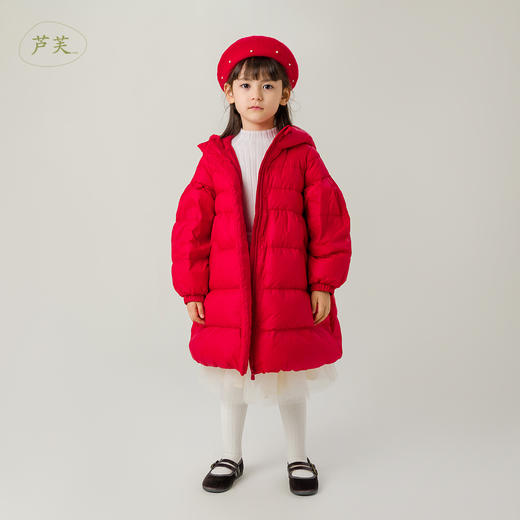 【三防】马克珍妮芦芙冬装新款 中长款超轻加厚羽绒服221075 商品图0