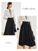 OLrain法式波点半身裙女早秋2022年新款高腰显瘦时尚百搭A字裙子 商品缩略图1