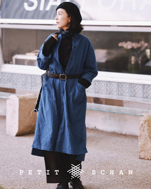 PETIT SCHAN小闪 CLO#109 left & right 左右 曲线分割超显瘦纯棉长袖T恤 商品图5