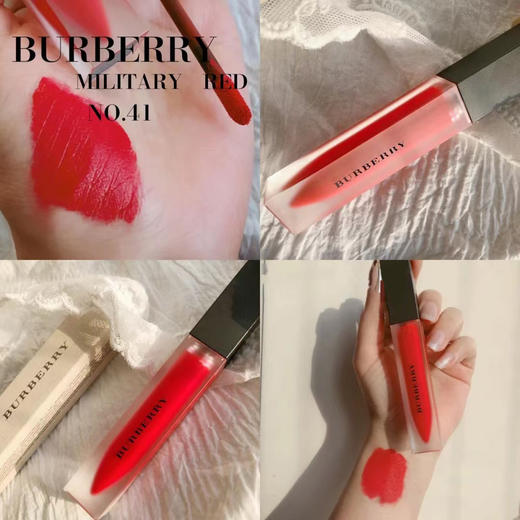 【9.13 这价只卖这1次】Burberry博柏利漆光唇釉5.5ml #16玫瑰豆沙色（23.7）/ #41漆光军红色（23.9）/#53紫调玫瑰（23.7） 商品图5