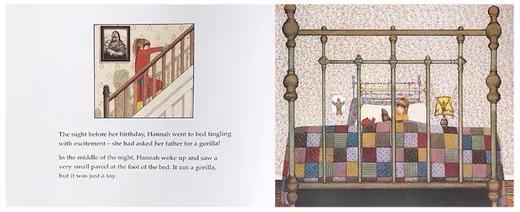 英文原版绘本Gorilla 大猩猩 4-8岁睡前故事图画书 大开平装 父女的情调启蒙 30周年纪念版安东尼布朗 商品图1