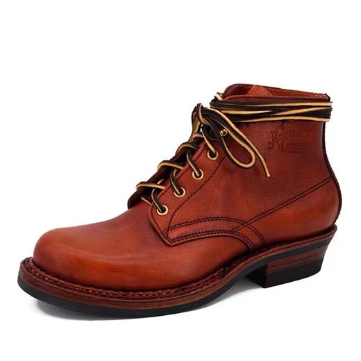 Alternative country 工装靴复古机车短脸靴0401 商品图2