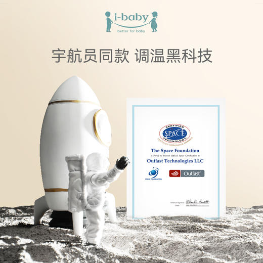 【新客专享】ibaby×outlast太空科技恒温德国outlast宝宝襁褓睡袋 新生儿防惊跳睡袋0-9个月婴儿防踢被 商品图4