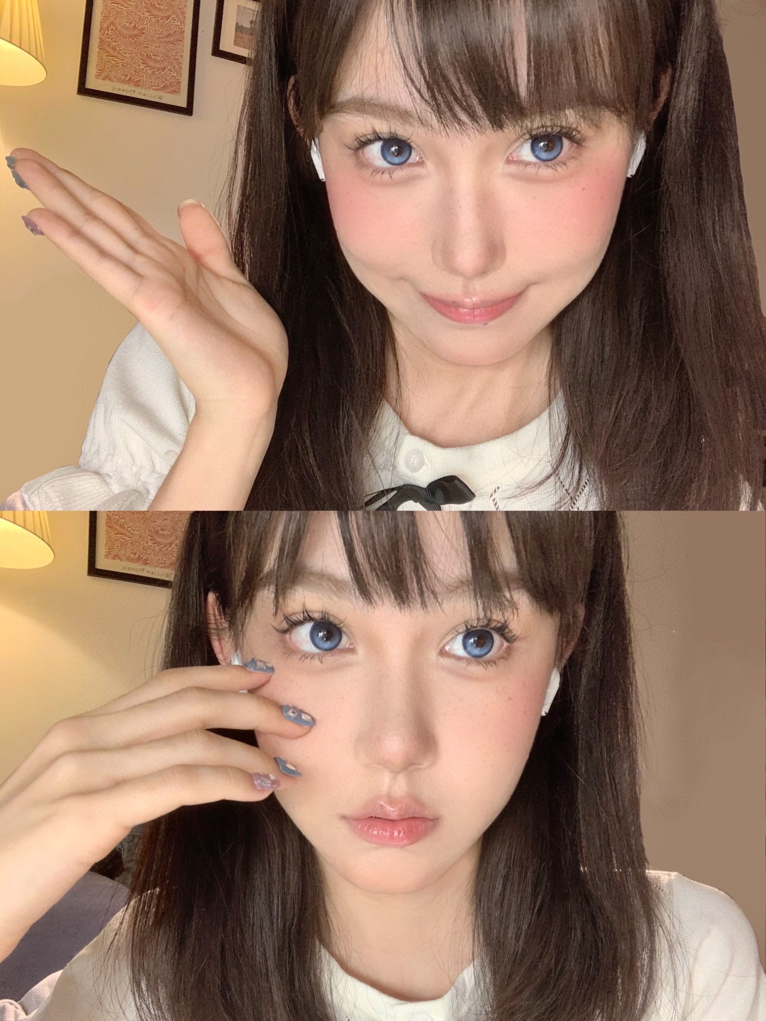 MIXLOOK年抛隐形眼镜 冰川宝石14.5mm 1副/2片-VVCON美瞳网14