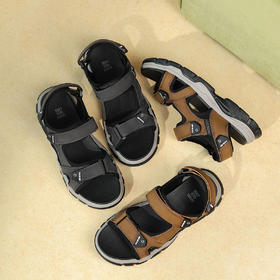 西村名物22年夏新款透气运动休闲沙滩男凉鞋24491